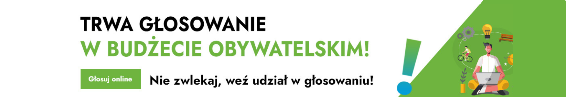 Trwa głosowanie na projekty w tegorocznym Budżecie Obywatelskim.