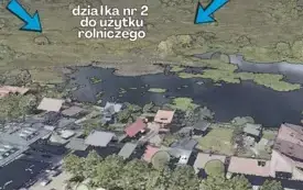 działka nr 2w Białobrzegach do użytku rolniczego.