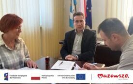 Podpisanie umowy na rewitalizację parku w Białobrzegach