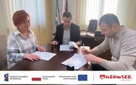 Podpisanie umowy na rewitalizację parku w Białobrzegach