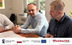 Kolejne spotkanie robocze w sprawie modernizacji infrastruktury wodociągowej w Gminie Białobrzegi! (6)