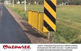  Zadanie  &bdquo;Przebudowa drogi gminnej nr 110112W na odcinku od skrzyżowania z DK nr48 w m.Szczyty  &rdquo; wsp&oacute;łfinansowano  ze środk&oacute;w Samorządu Wojew&oacute;dztwa Mazowieckiego (5)