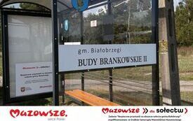 Zadanie &ldquo;Bezpieczne przystanki na obszarze sołectw gminy Białobrzegi&rdquo; wsp&oacute;łfinansowano  ze środk&oacute;w Samorządu Wojew&oacute;dztwa Mazowieckiego (7)