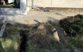Utrudnienia techniczne na budowie kanalizacji sanitarnej przy ul.  Rzemieślniczej i Krakowskiejt.jpeg