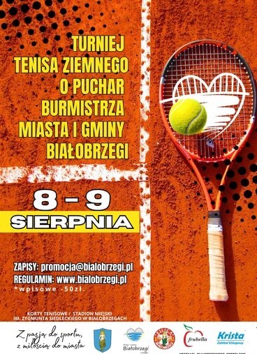 Turniej tenisa ziemnego o puchar burmistrza miasta i gminy Białobrzegi 