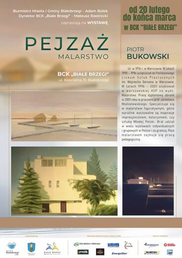 Wystawa PEJZAŻ malarstwo BCK "BIAŁE BRZEGI"