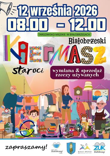 Kiermasz staroci 12.09.2026 w Białobrzegach