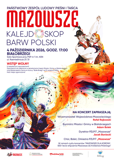 Koncert Mazowsze w Białobrzegach 
