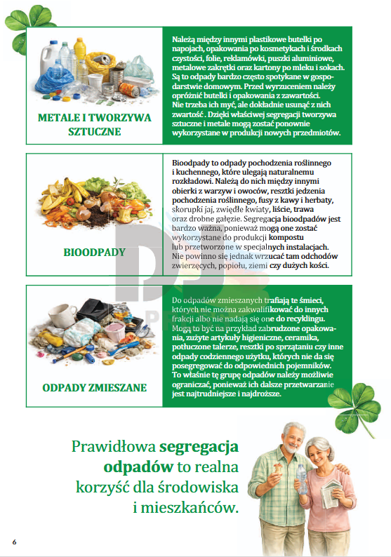 JAK PRAWIDŁOWO SEGREGOWAĆ ODPADY I DBAĆ O ŚRODOWISKO PORADNIK DLA MIESZKAŃC&Oacute;W