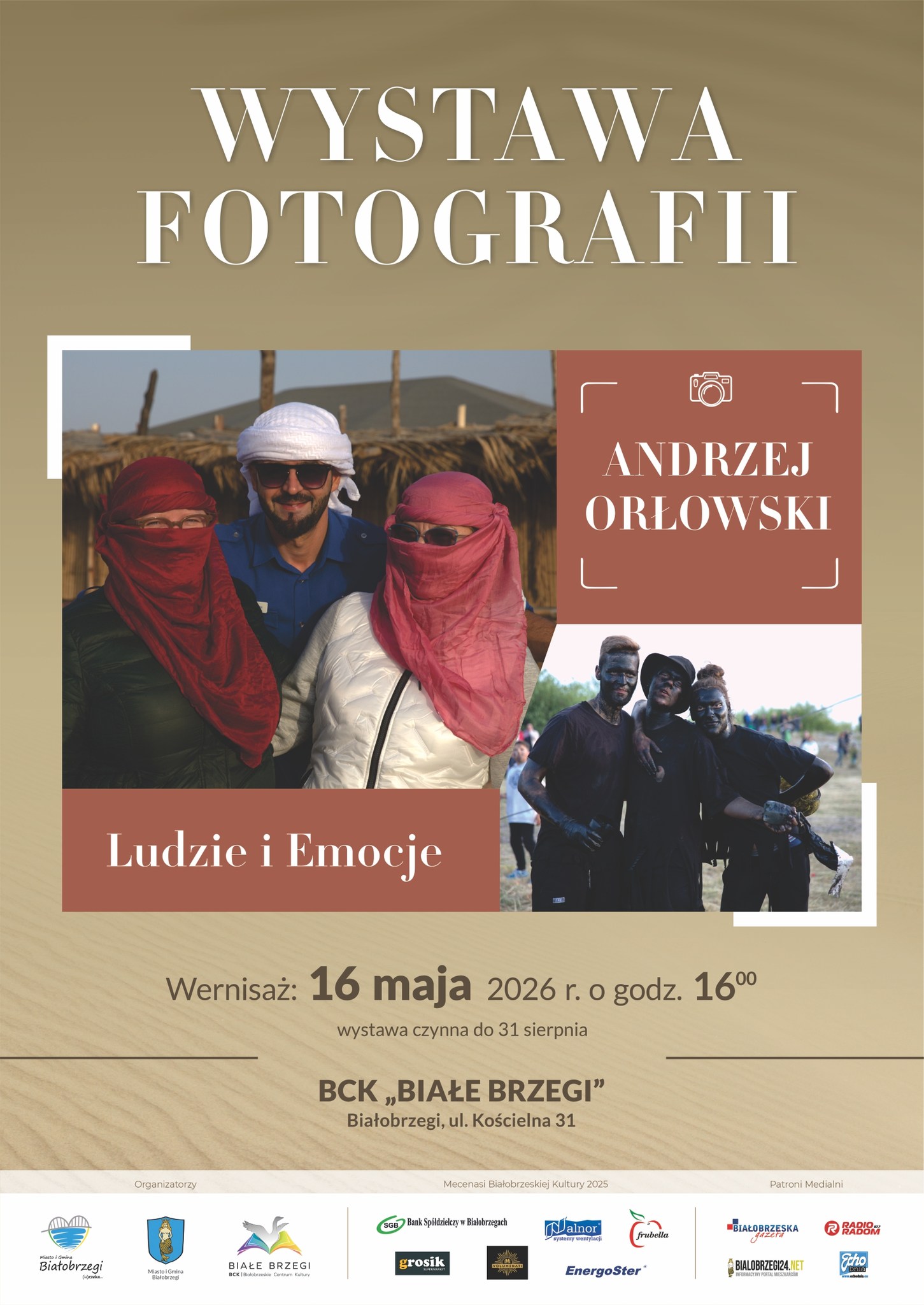 Wystawa fotografii autorstwa Andrzeja Orłowskiego pt. &bdquo;Ludzie i&nbsp;Emocje&rdquo;