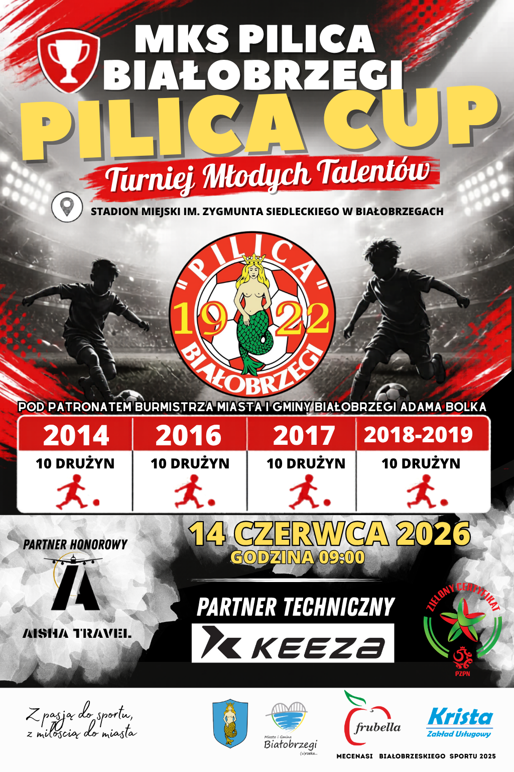 Pierwszy letni turniej młodych talent&oacute;w PILICA CUP 2026 
