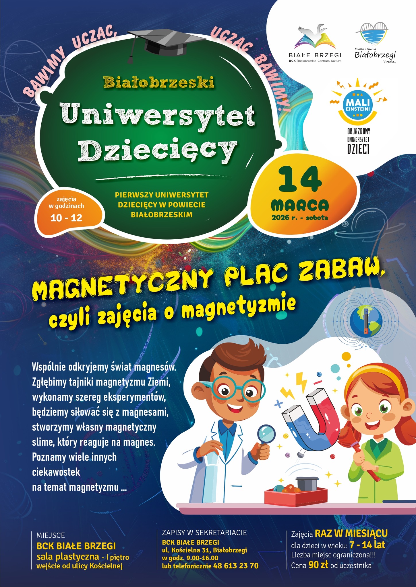 &bdquo;Magnetyczny plac zabaw&rdquo; zjazd Białobrzeskiego Uniwersytetu Dziecięcego 