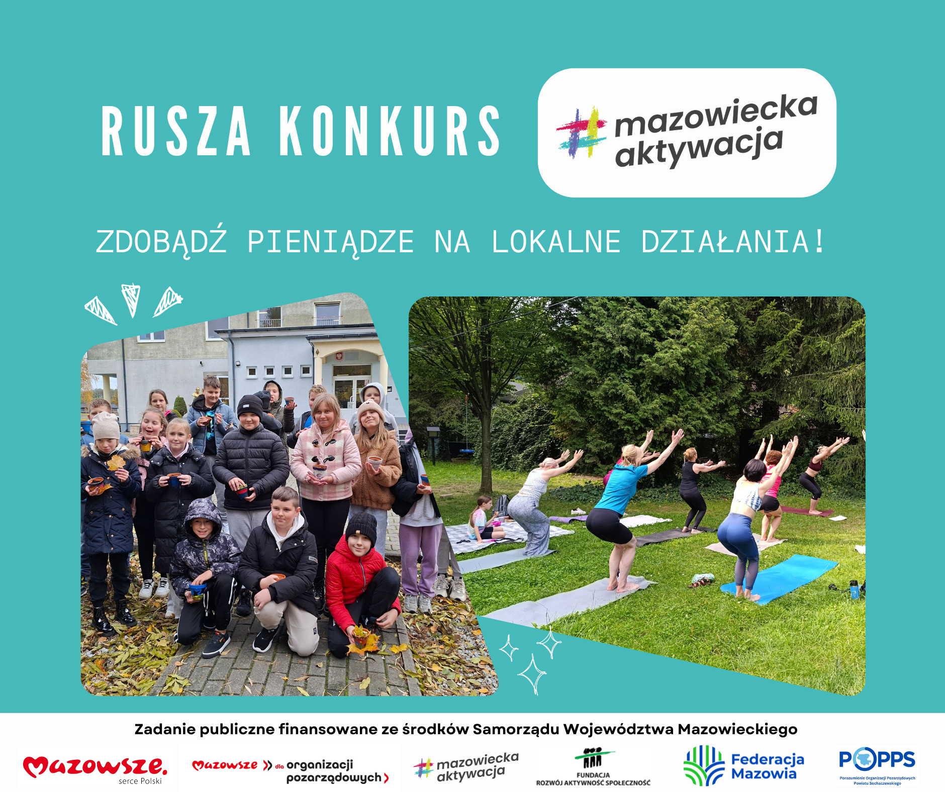 Nawet 6500 zł na&nbsp;lokalne działania społeczne &ndash; rusza konkurs #MazowieckaAktywacja2026!