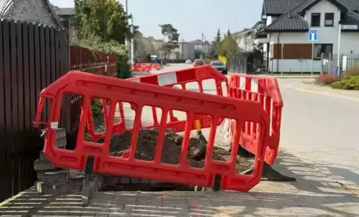 Przebudowa sieci gazowej  w  Białobrzegach
