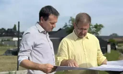 Prace drogowe na Błękitnej 