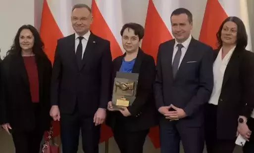 Publiczna Szkoła Podstawowa im. Janusza Korczaka w Suchej z nagrodą Prezydenta RP