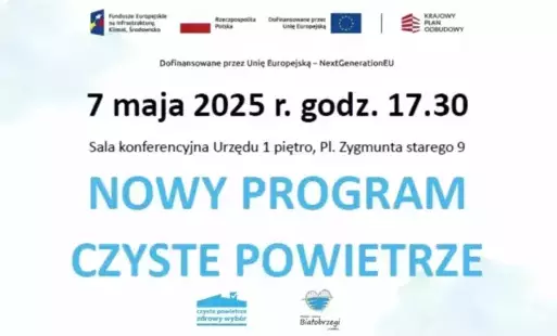 Nowy Program 'Czyste Powietrze' – Spotkanie Informacyjne