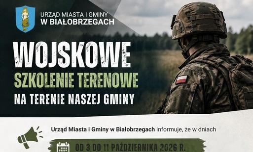 Wojskowe szkolenie terenowe na terenie naszej gminy