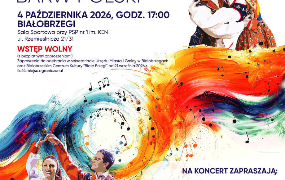 Koncert PZLPiT „Mazowsze” w Białobrzegach 4 października 2026 – bezpłatne zaproszenia od 21 września