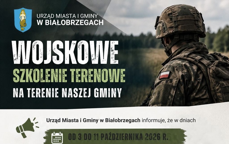 Wojskowe szkolenie terenowe w gminach Białobrzegi, Stromiec i Promna od 3 do 11 października