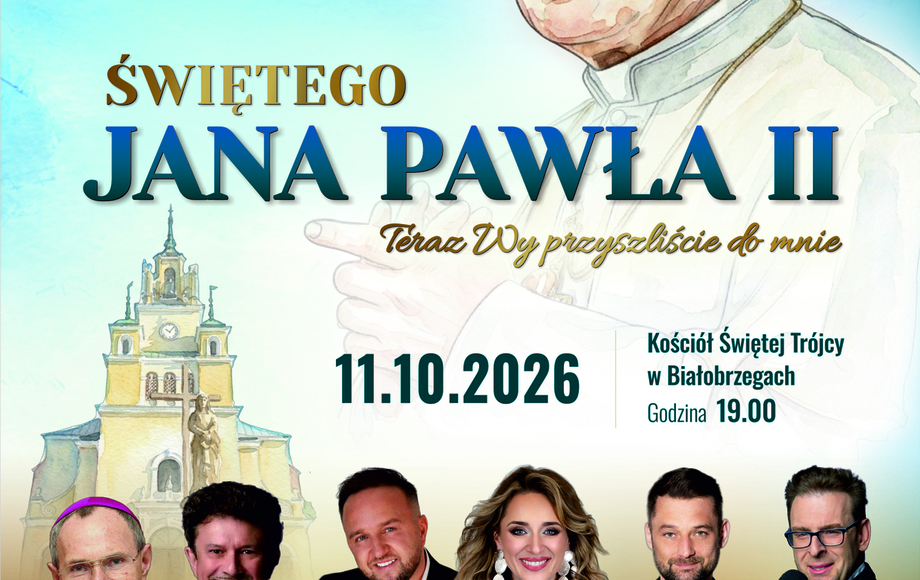 Koncert pamięci Jana Pawła II 11 października w Białobrzegach